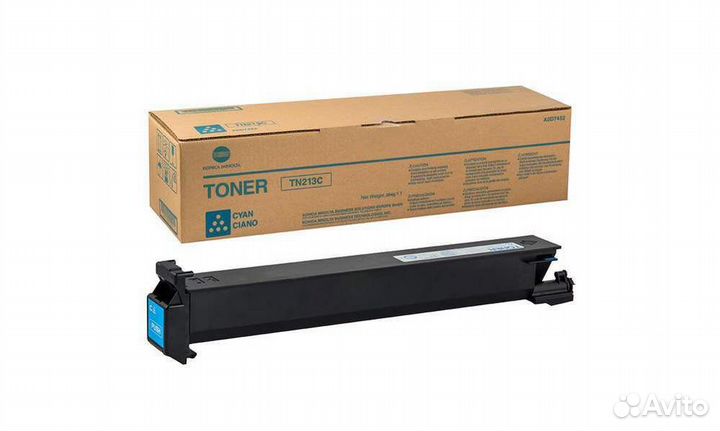 Konica Minolta TN-213C (A0D7452) картридж голубой