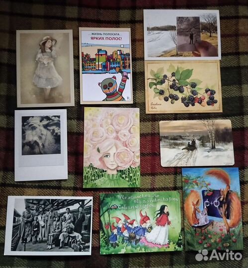 Набор открыток для посткроссинга