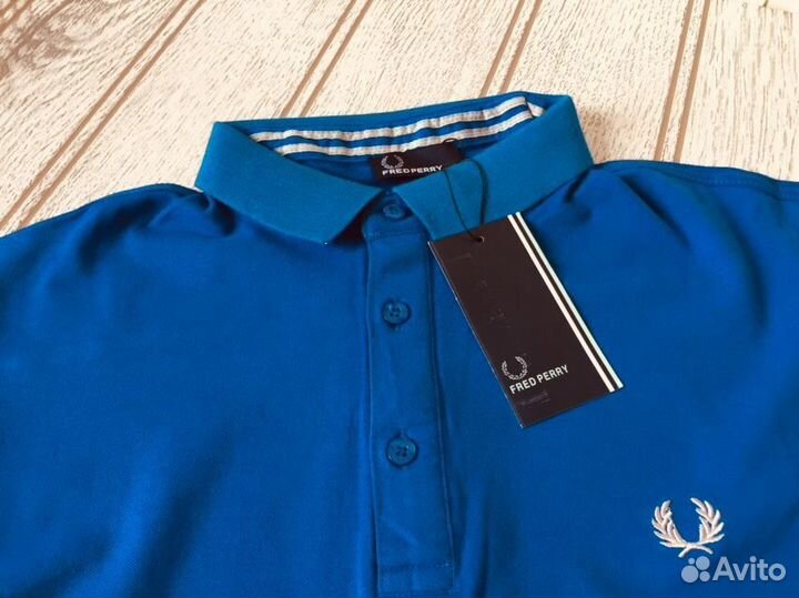 Поло Fred perry, Ярко синяя. 50, 52 р-р