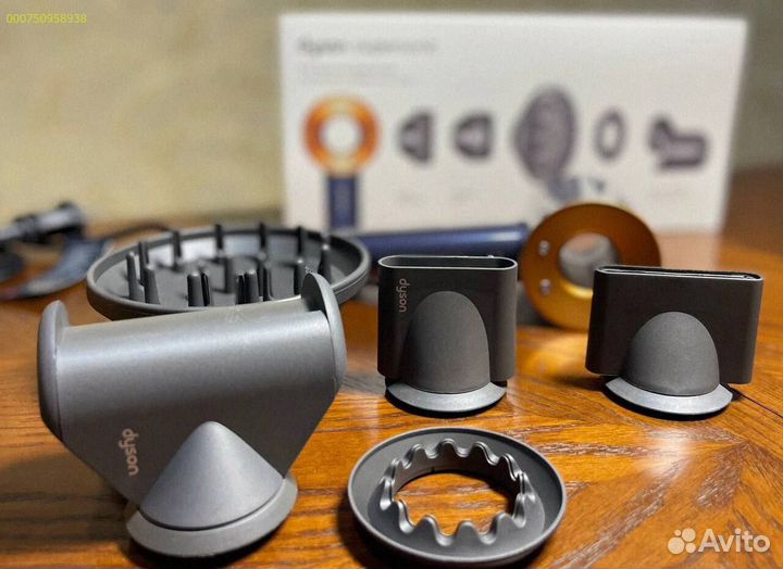 Фен Dyson Supersonic HD08 «1к1» в цвете Синий/Медь (Малайзия)