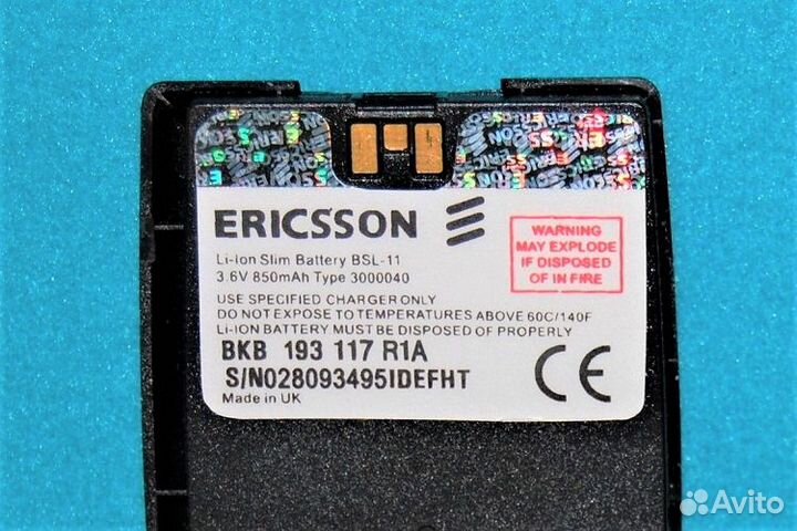 Аккумуляторы для Ericsson T28s Оригинал Новые