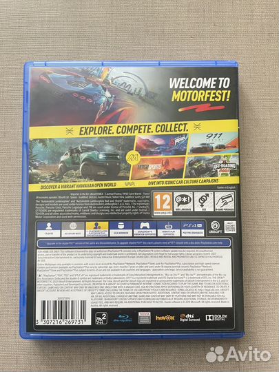 Диски на ps4 the crew motorfest