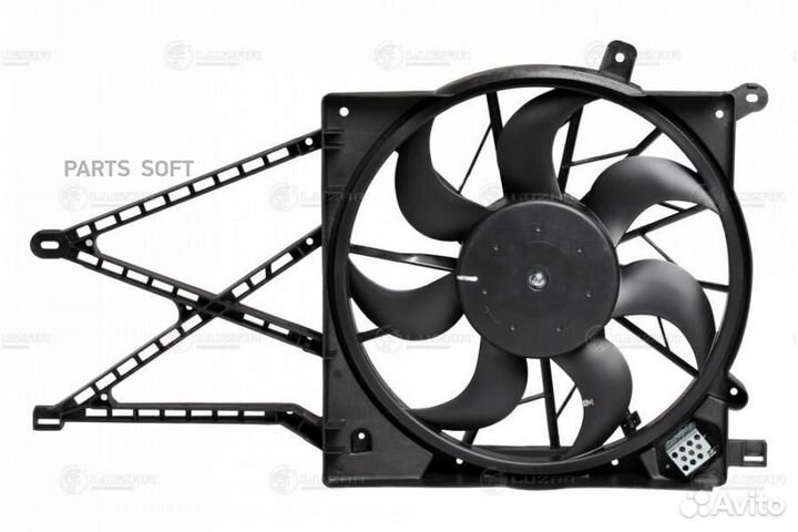 Вентилятор двигателя Opel Astra H (04) (с кожухом