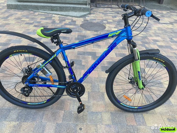 Скоростной велосипед Синий новый