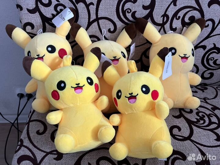 Мягкие игрушки брелки пикачу оптом и в розницу