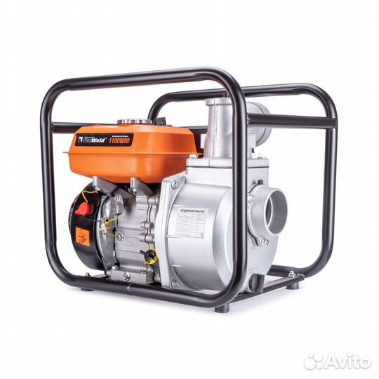 Мотопомпа бензиновая FoxWeld 1100W80