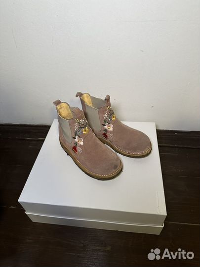 Замшевые детские ботинки Angulus (оригинал)