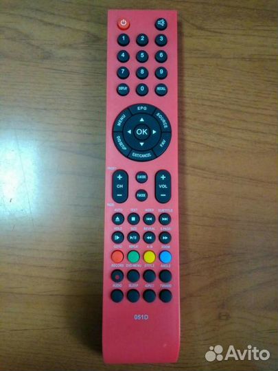 Пульт Shivaki 051D RED для телевизора