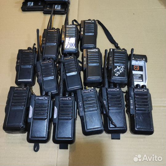 Рация грифон g-45 рабочие с зу лот 25шт