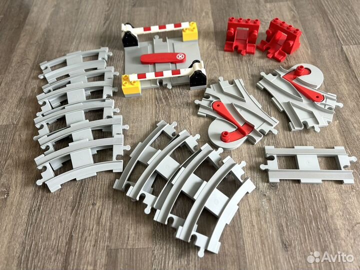 Lego дупло дополнительные рельсы 10882