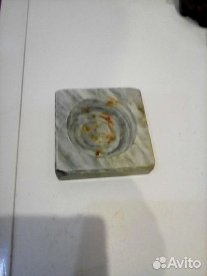 Пепельница каменная из СССР