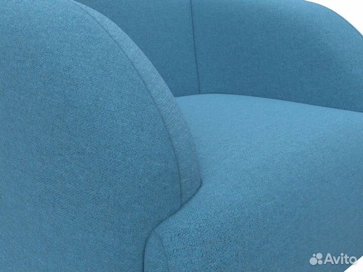 Кресло Лига-041, рогожка, амур голубой. Москва