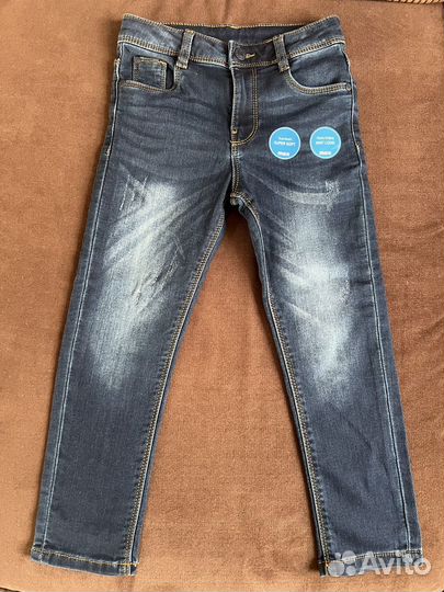 Джинсы на мальчика 5 6 лет новые