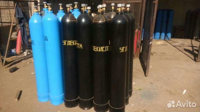 Баллоны углекислотные 40 л, 20 л, 10 л, 5 л