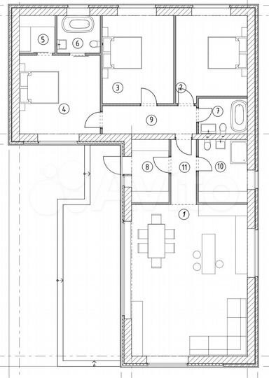 Дом 148 м² на участке 10 сот.