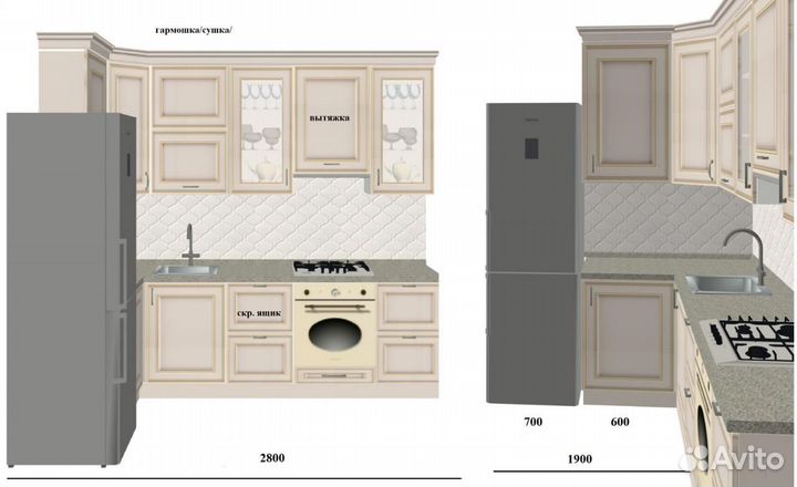 Кухни на заказ из массива и мдф-эмали.Гарантия