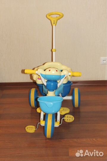 Велосипед каталка детский с ручкой