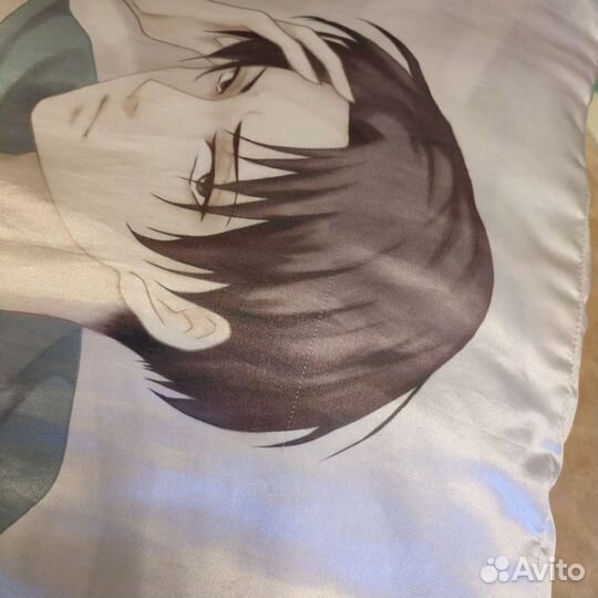 Подушка Атака Титанов, дакимакура Леви, 150*50