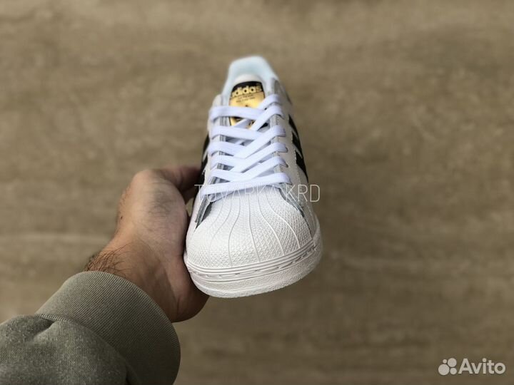 Кроссовки Adidas Superstar White Black