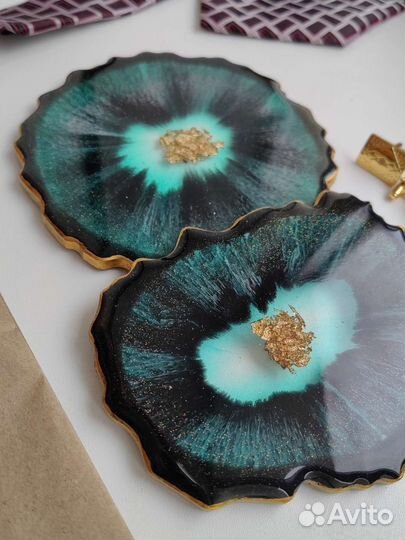 Подстаканник из эпоксидной смолы