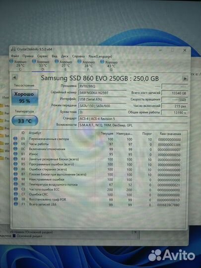 Ssd samsung 860 evo 250gb