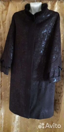 Демисезонное пальто 54 размер
