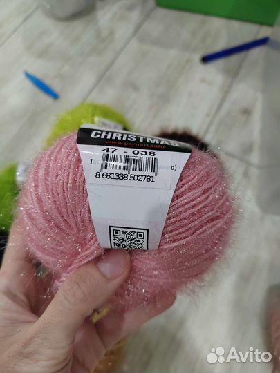 Пряжа yarnart Christmas, цвета разные