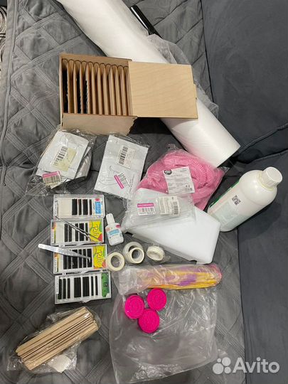 Материалы для наращивания ресниц бу