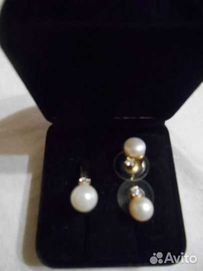 Серьги и колечко 17р