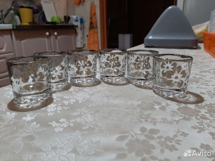 Стопки, 3 комплекта по 6 шт., новые, на подарок