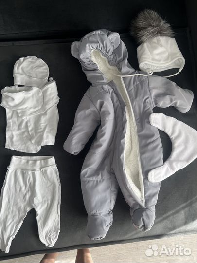 Конверт кокон на выписку