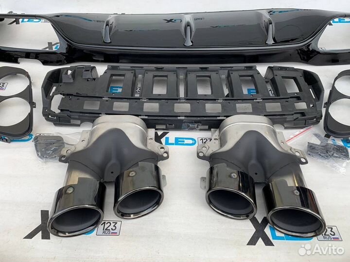 Диффузор Mercedes w213 e53 amg в сборе