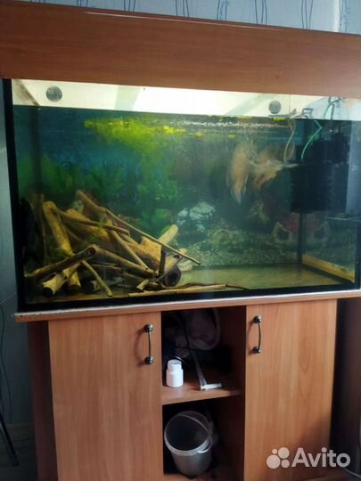 Аквариум 300л с тумбой