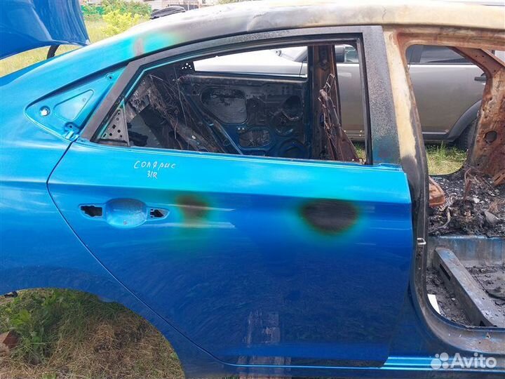 Дверь боковая задняя правая Hyundai Solaris 2