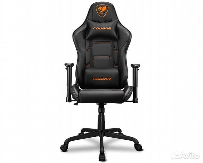 Кресло компьютерное игровое Cougar fortress Black