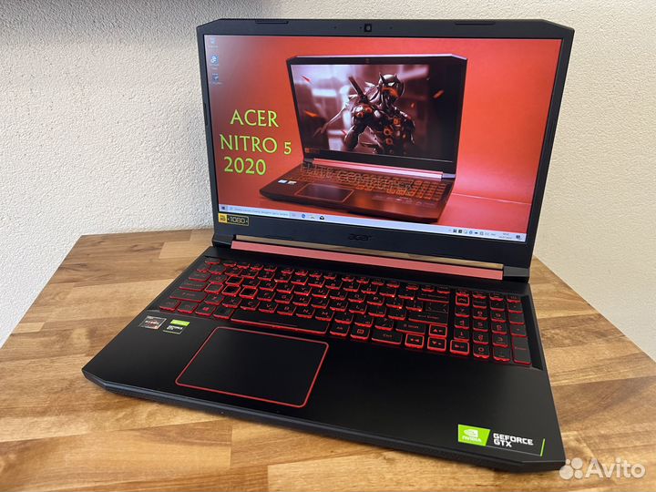 2021 Nitro Ryzen 5 8 ядер 16Gb GTX1650 SSD256+1000