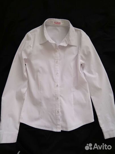 Блузка для девочки школьная 146