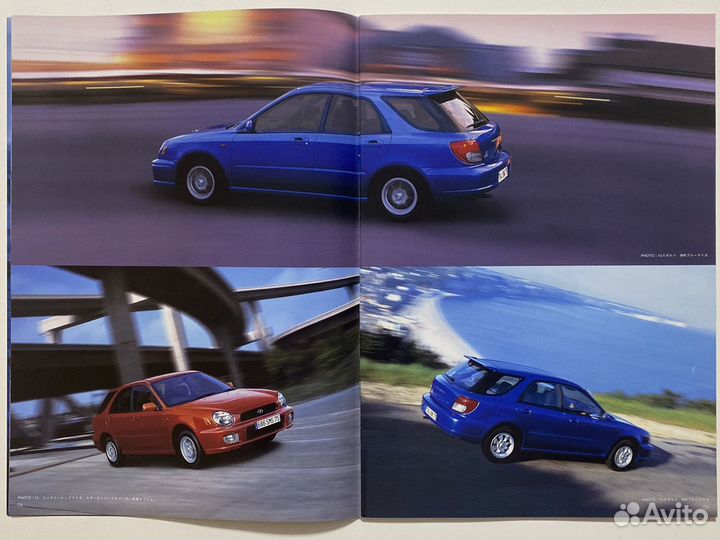 Дилерский каталог Subaru Impreza Wagon 2000