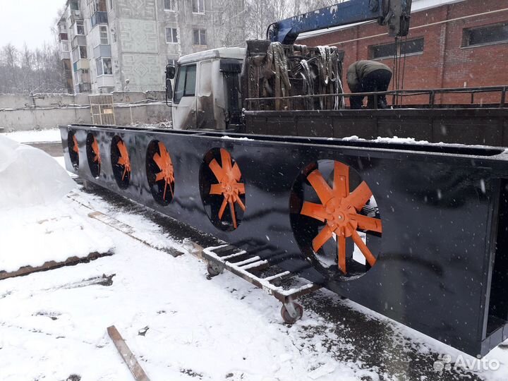 Сушильные камеры древесины - осевые вентиляторы