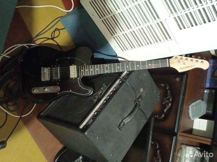 Электрогитара Rockdale stars te hh black