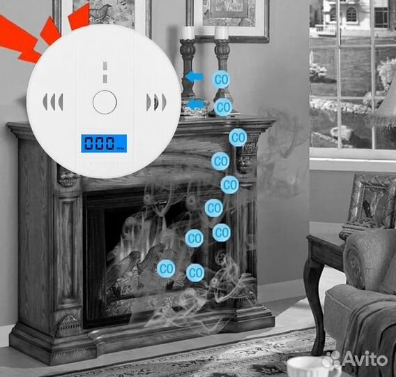 Детектор углекислого газа CO