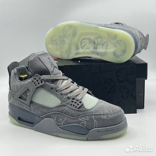 Кроссовки мужские Nike Air Jordan 4 Retro Kaws Gre