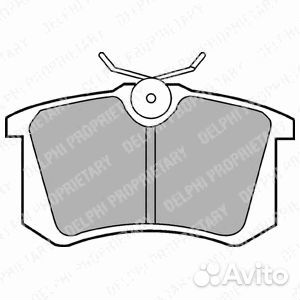 Колодки тормозные дисковые зад
