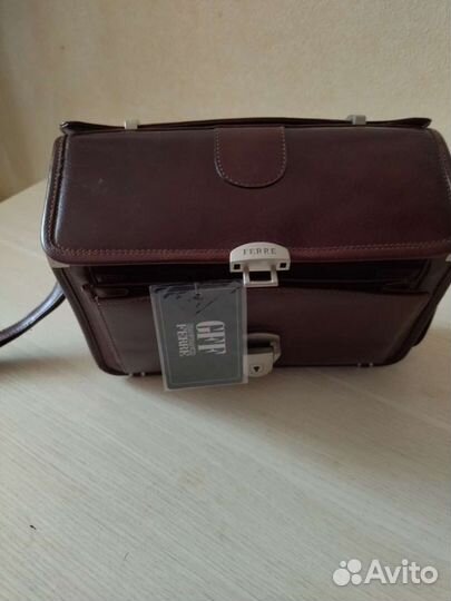 Барсетка кожаная мужская