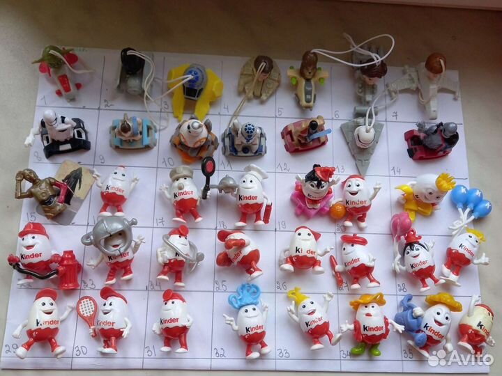 Киндер сюрприз разные
