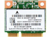 Модуль Wi-Fi qcwb335/HMC 802.11B/G/N+BT4.0(1*1) (0