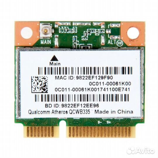 Модуль Wi-Fi qcwb335/HMC 802.11B/G/N+BT4.0(1*1) (0