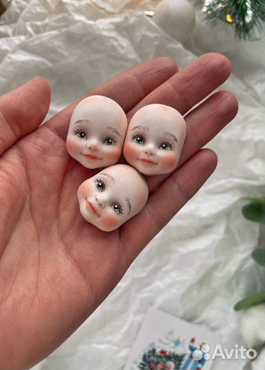 Набор лиц доя ватной игрушки (2)