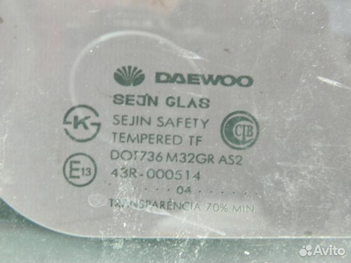 Стекло кузовное глухое левое для Daewoo Nexia 1995