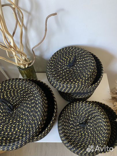Корзины интерьерные ручной работы